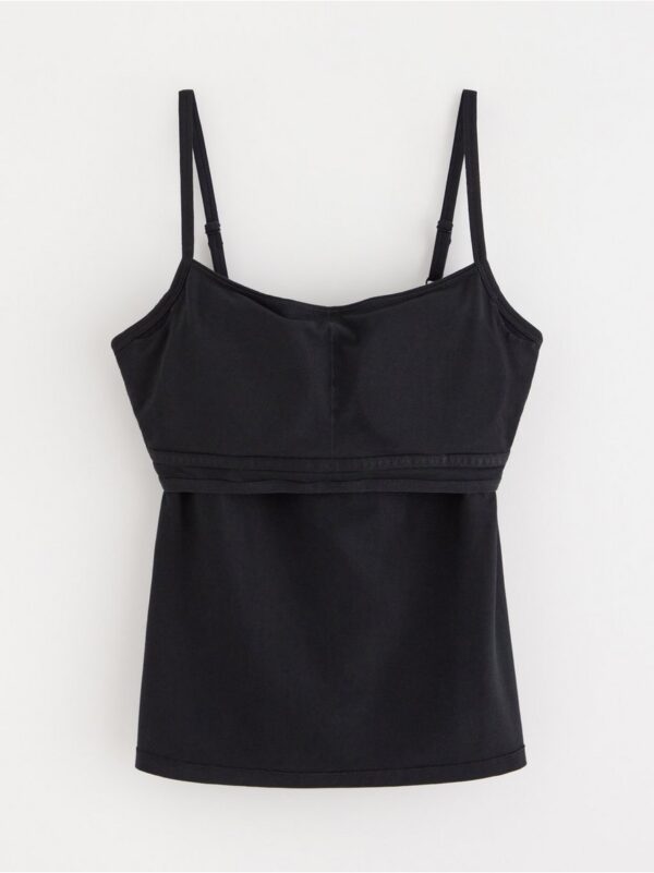 Camisole with sewn-in bra - 8727239-80