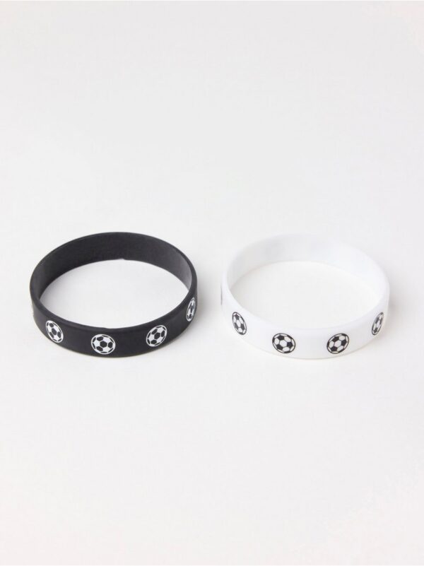 2-pack bracelet with footballs - 8758793-80