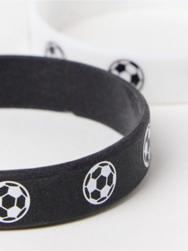 2-pack bracelet with footballs - 8758793-80