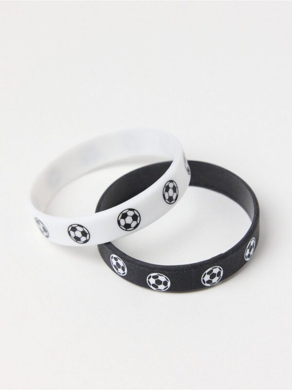 2-pack bracelet with footballs - 8758793-80