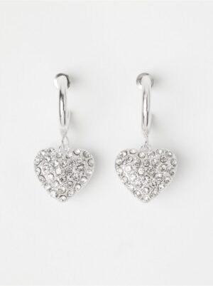 Earrings with hearts - 8760988-10