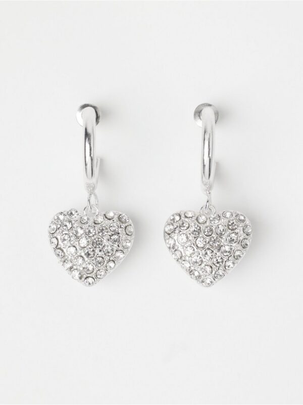 Earrings with hearts - 8760988-10