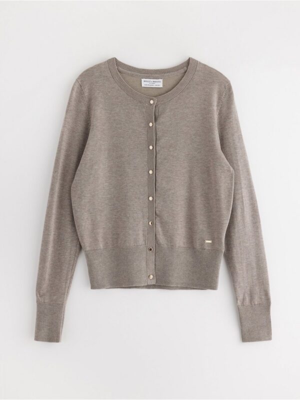 Fine-knitted cardigan - 3000084-7291
