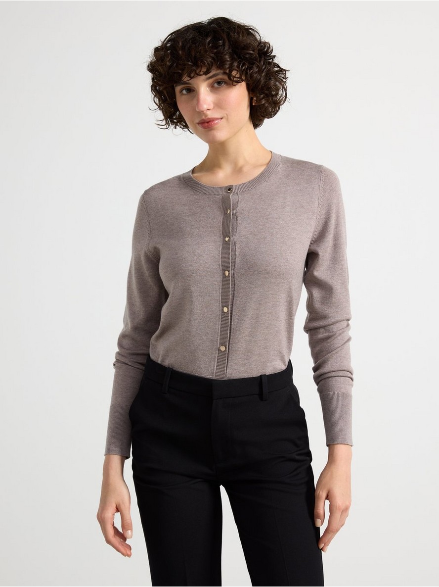 Dzemper – Fine-knitted cardigan