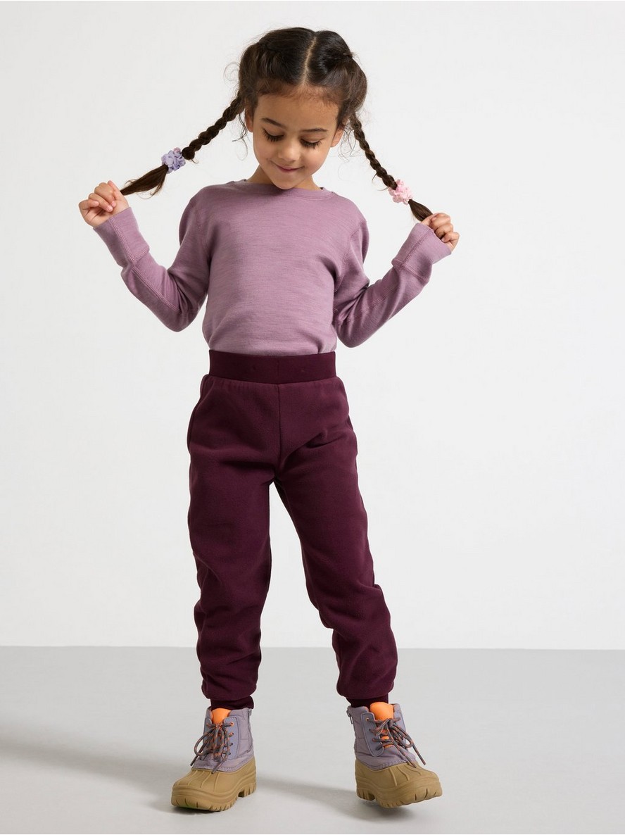 Trenerka donji deo – Joggers in microfleece