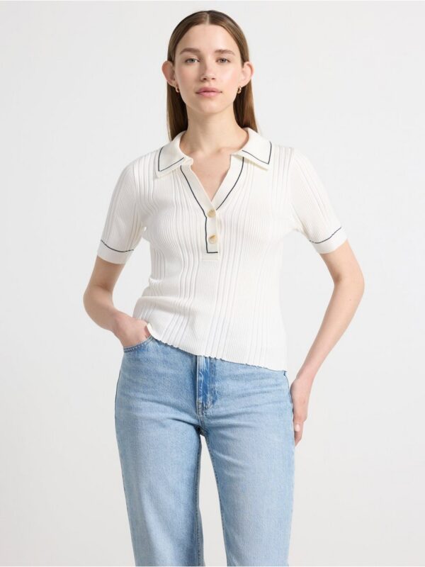 Short-sleeved jumper - 3001271-7488