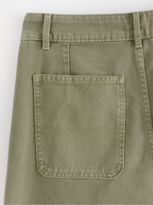 Straight trousers with regular waist - 3001510-9615
