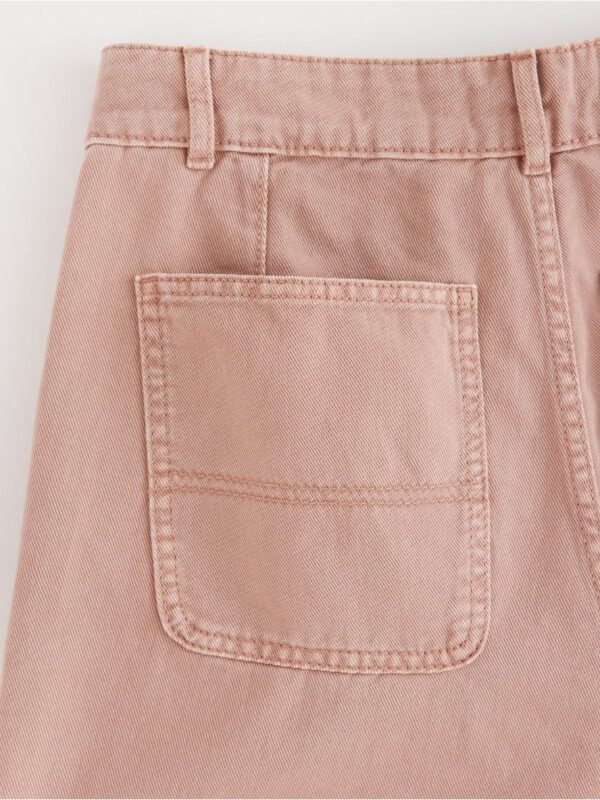 Straight trousers with regular waist - 3001510-9619