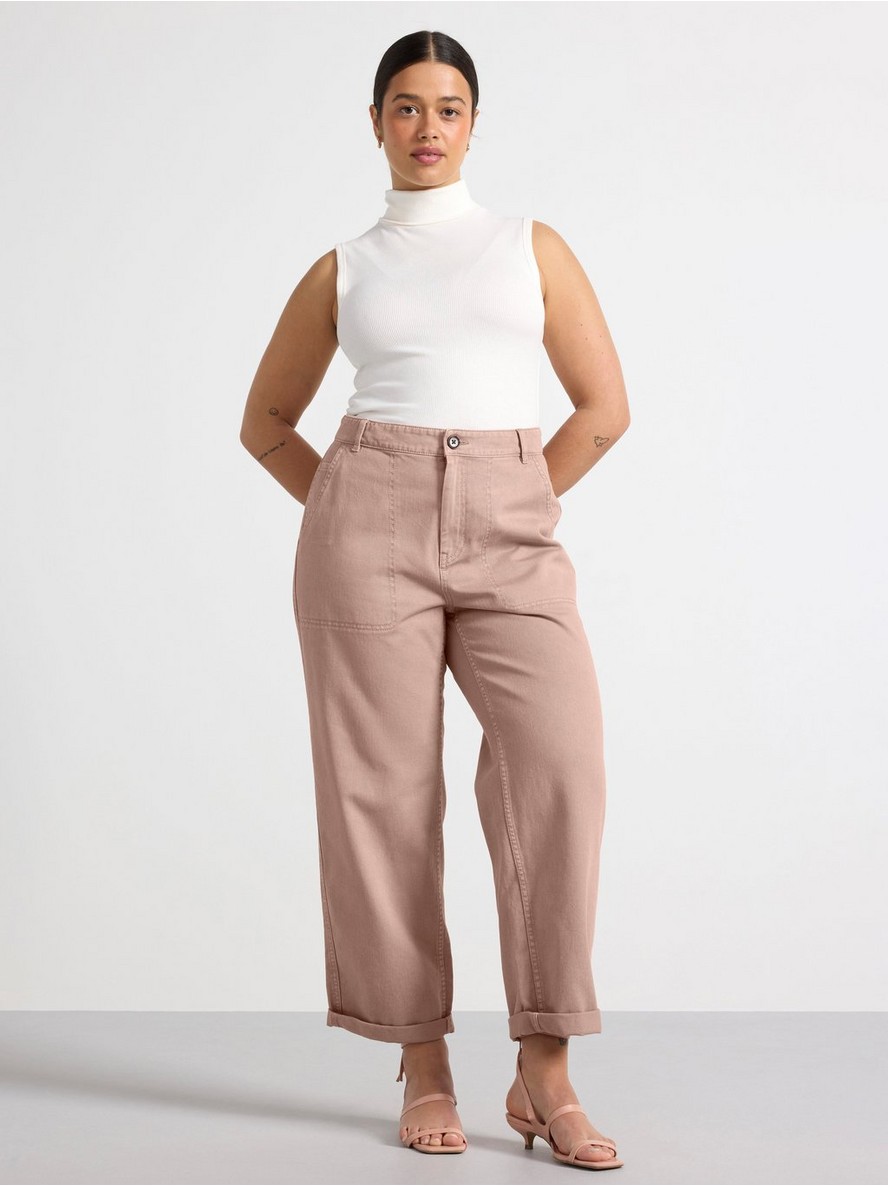 Pantalone – Straight trousers with regular waist