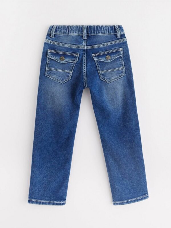 STAFFAN Straight leg jeans in denim jersey - 3001807-790