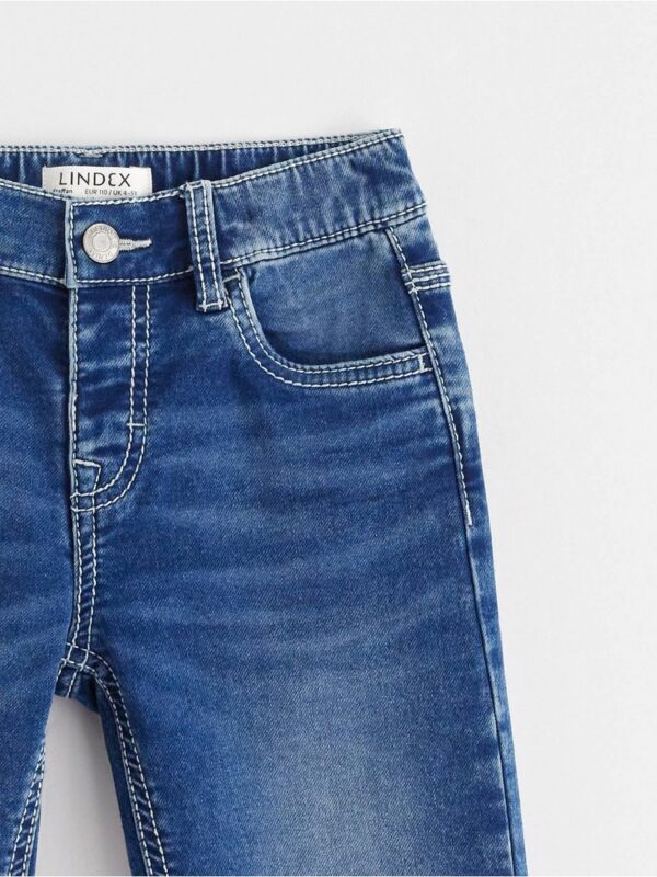 STAFFAN Straight leg jeans in denim jersey - 3001807-790