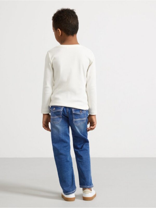 STAFFAN Straight leg jeans in denim jersey - 3001807-790