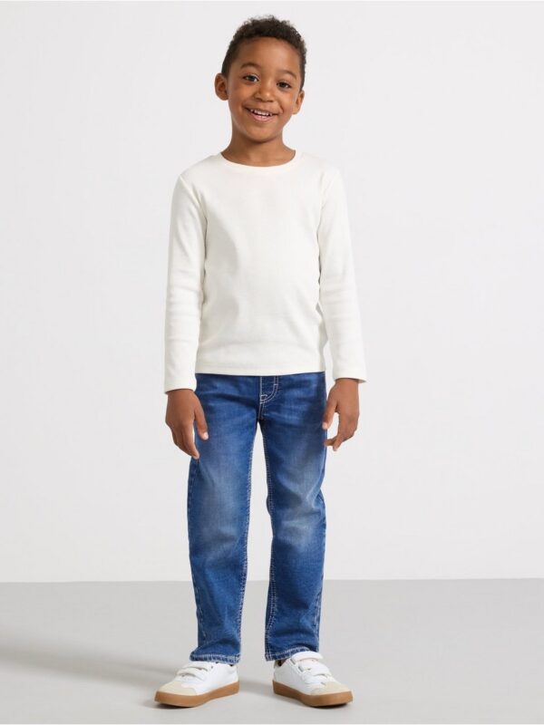 STAFFAN Straight leg jeans in denim jersey - 3001807-790