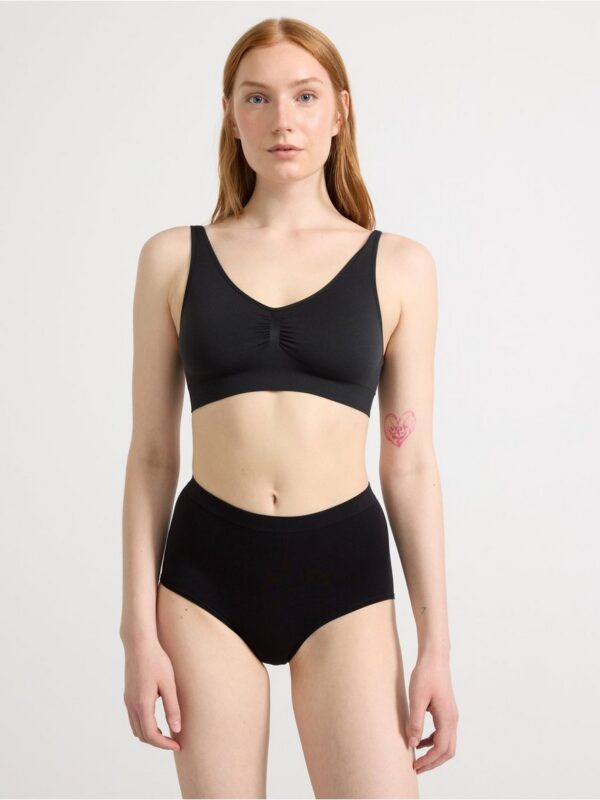 High waist seamless briefs - 3001871-80