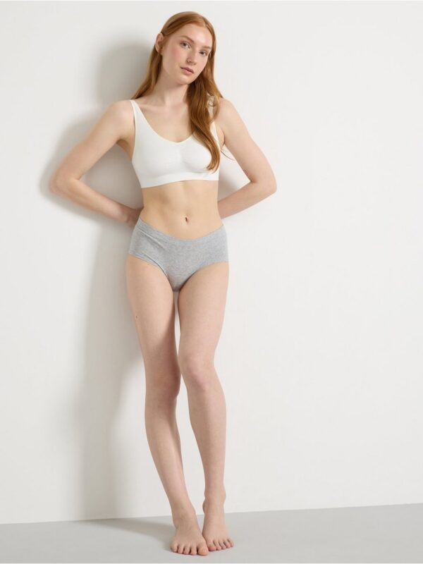 Seamless briefs with regular waist - 3001872-7926