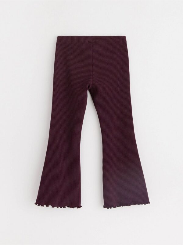 Ribbed flared leggings - 3001935-7268
