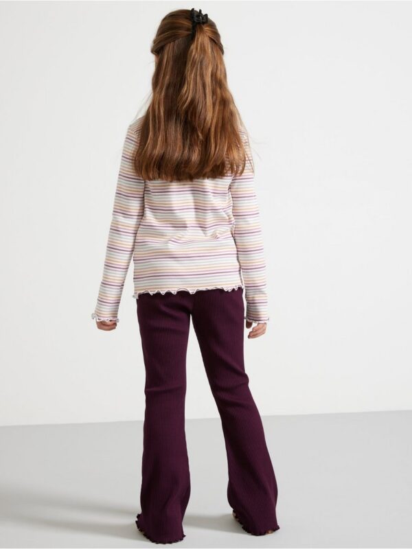 Ribbed flared leggings - 3001935-7268