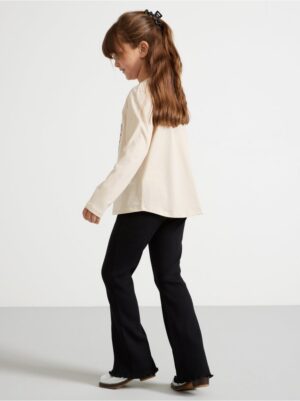 Ribbed flared leggings - 3001935-80