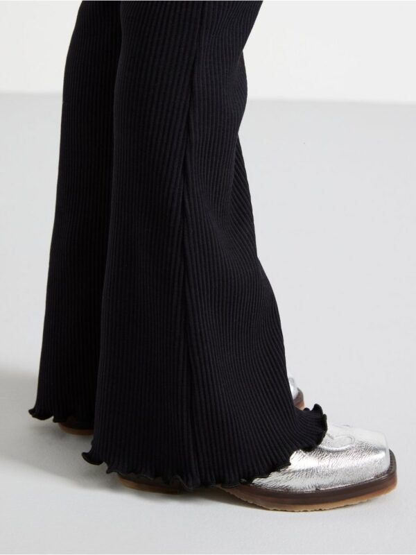 Ribbed flared leggings - 3001935-80