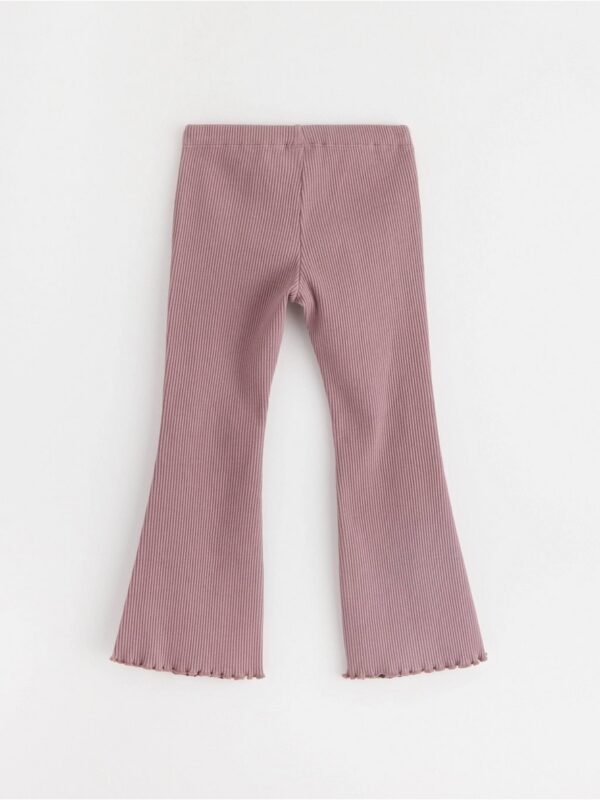 Ribbed flared leggings - 3001935-9438