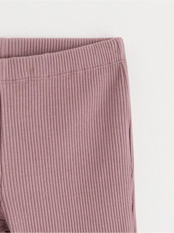 Ribbed flared leggings - 3001935-9438