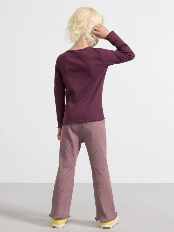 Ribbed flared leggings - 3001935-9438