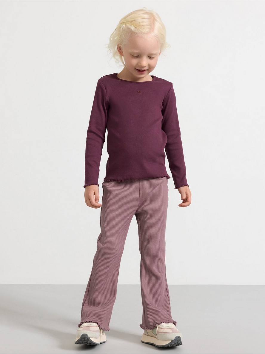 Majica – Ribbed long sleeved top