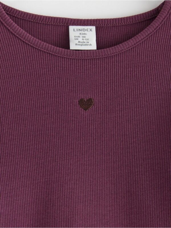 Ribbed long sleeved top - 3001938-9439