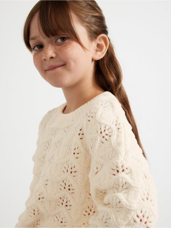 Pattern knitted jumper - 3001951-325