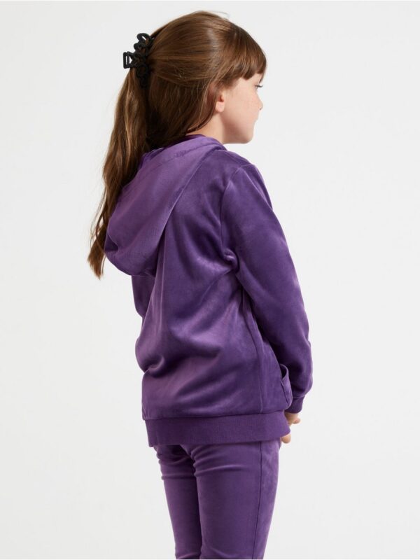 Velour hoodie - 3001962-3121