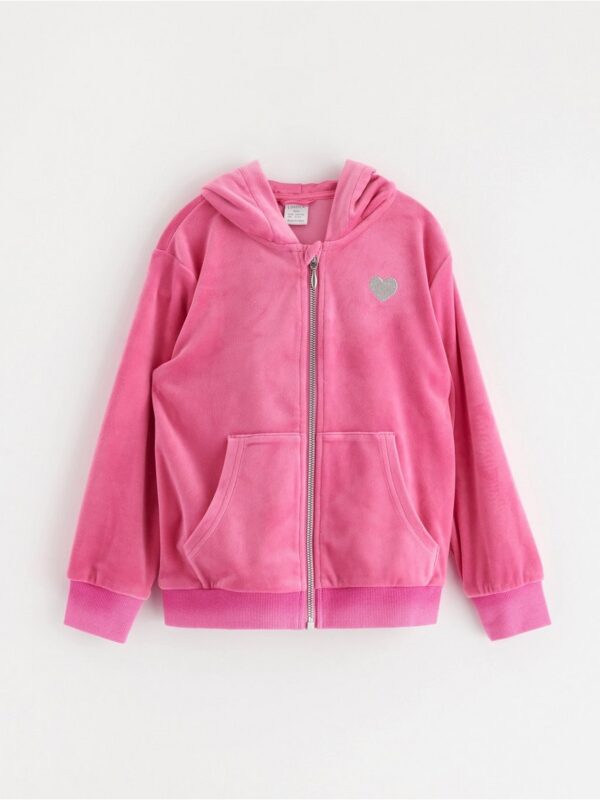 Velour hoodie - 3001962-481