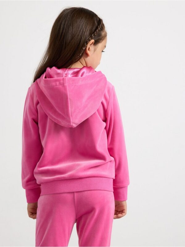 Velour hoodie - 3001962-481