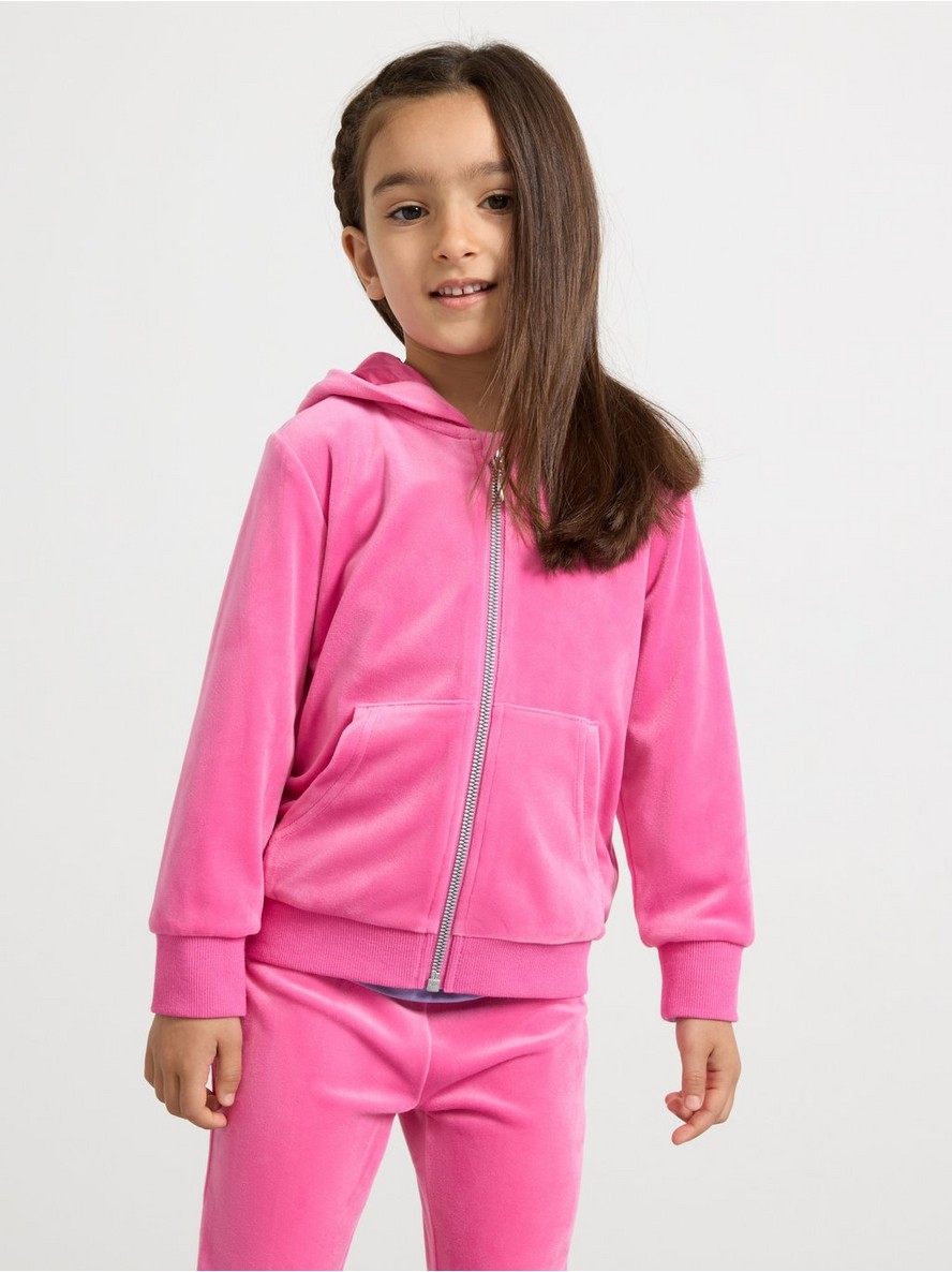 Dukserica – Velour hoodie