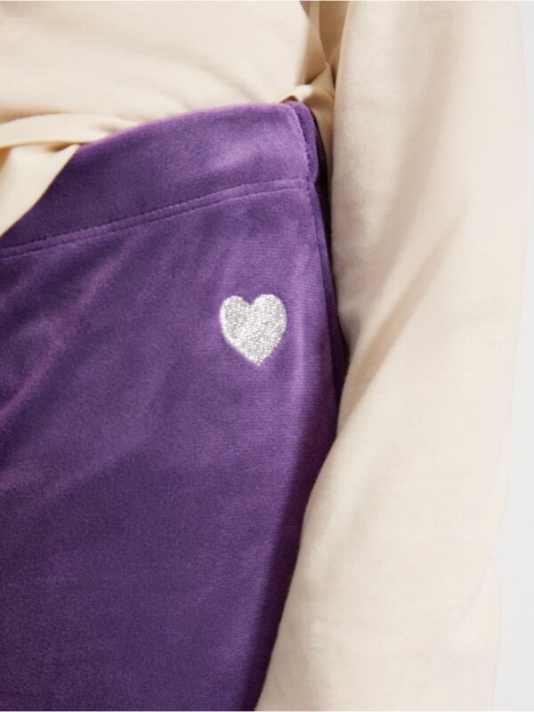 Velour leggings - 3001963-3121