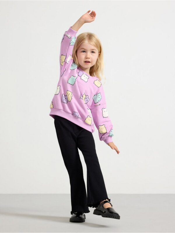 Sweatshirt with brushed inside - 3001966-9857