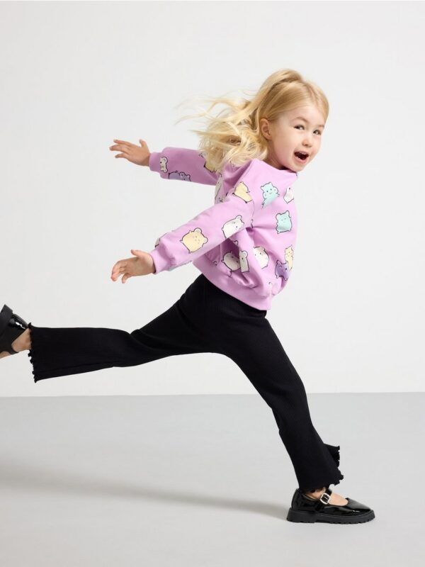 Sweatshirt with brushed inside - 3001966-9857