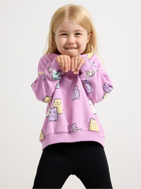 Sweatshirt with brushed inside - 3001966-9857