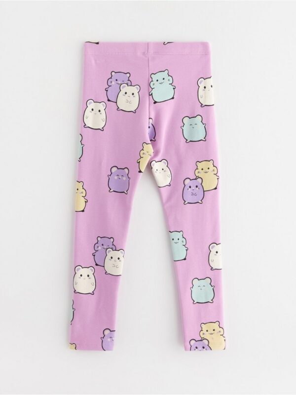 Leggings with brushed inside - 3002049-9857