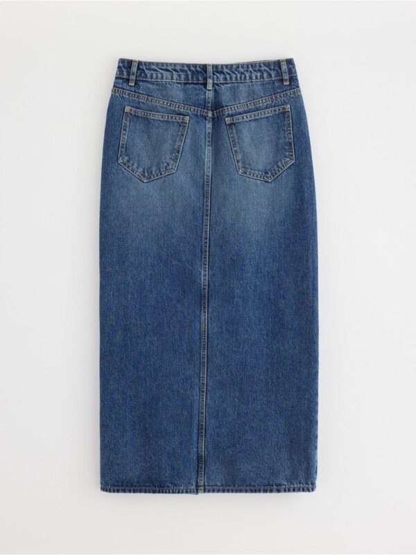 Long denim skirt - 3002089-9614