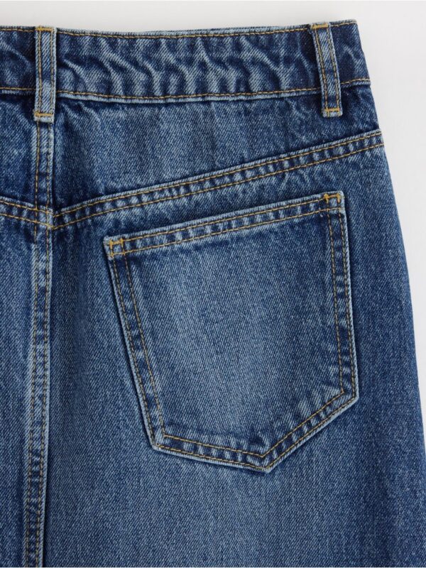 Long denim skirt - 3002089-9614