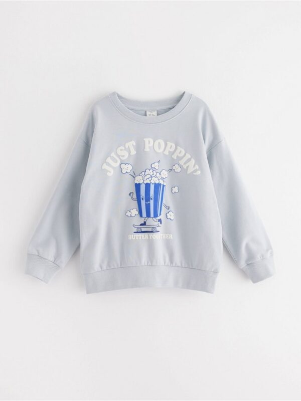 Sweatshirt with brushed inside - 3002106-8403