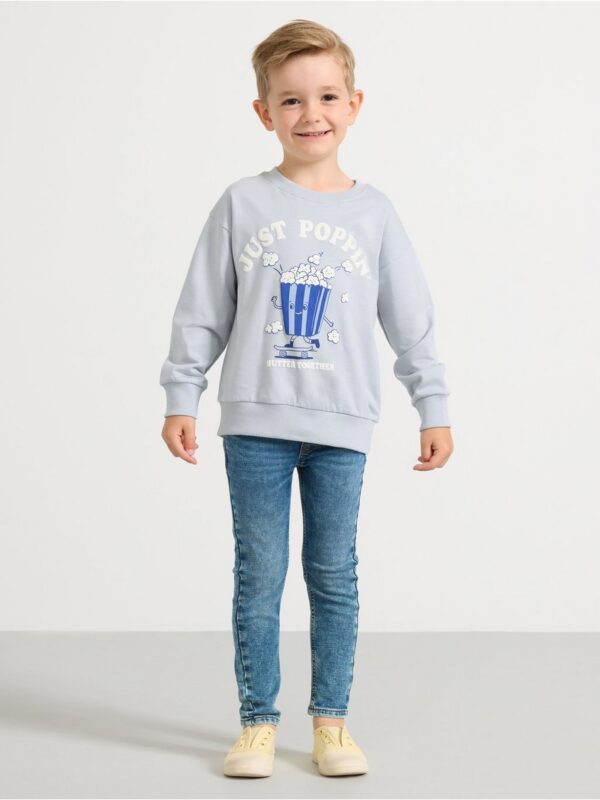 Sweatshirt with brushed inside - 3002106-8403