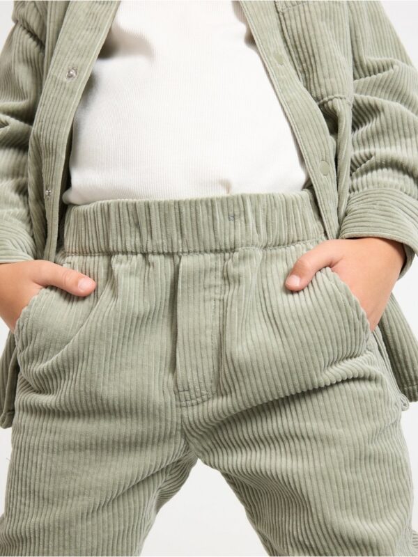 Trousers in corduroy - 3002221-3478
