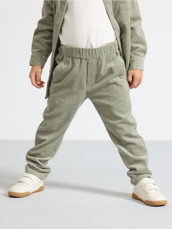Trousers in corduroy - 3002221-3478
