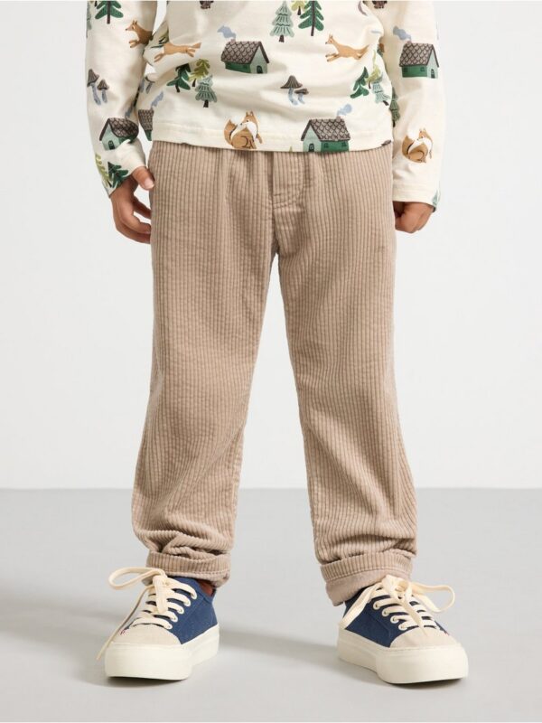Trousers in corduroy - 3002221-6402