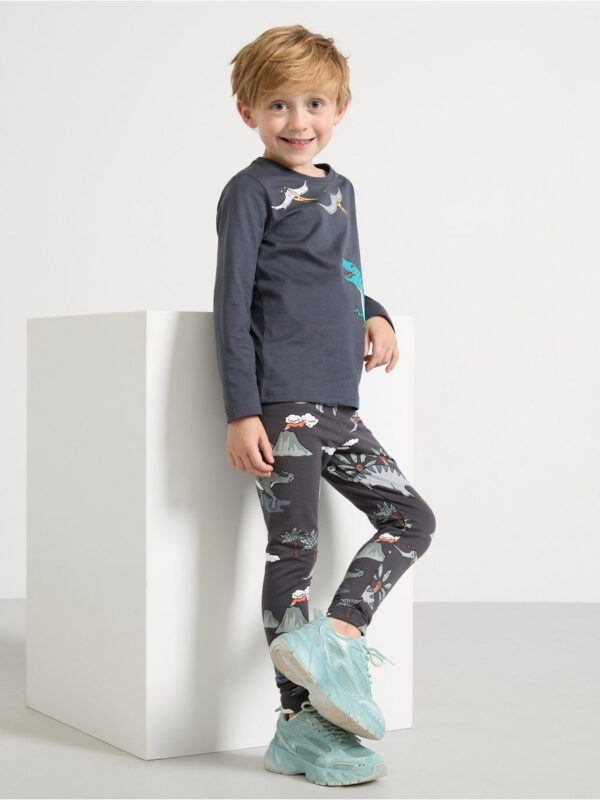 Leggings with brushed inside - 3002228-8429