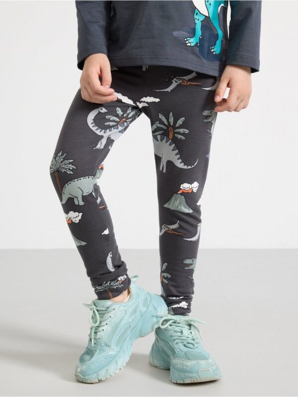 Leggings with brushed inside - 3002228-8429