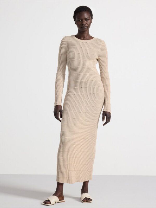 Knitted maxi dress - 3002447-2659