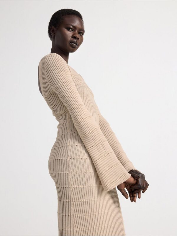 Knitted maxi dress - 3002447-2659
