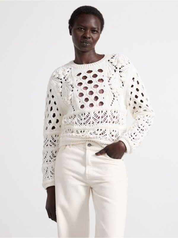 Hole-knit jumper - 3002523-1480